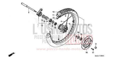 ROUE AVANT CRM125RP de 1993